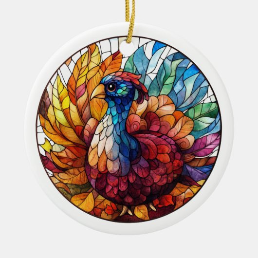 Autumn Wildlife Keramisch Ornament (Voorkant)