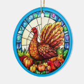 Autumn Wildlife Keramisch Ornament (Links)