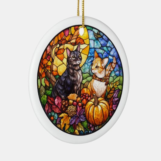 Autumn Wildlife Keramisch Ornament (Rechts)