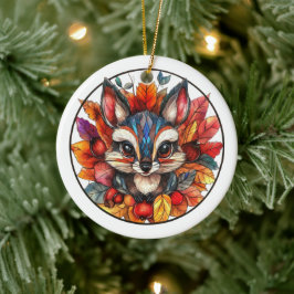 Autumn Wildlife Keramisch Ornament