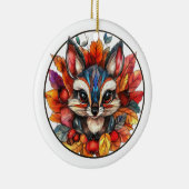 Autumn Wildlife Keramisch Ornament (Rechts)