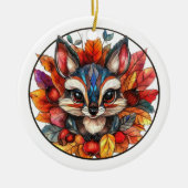 Autumn Wildlife Keramisch Ornament (Voorkant)