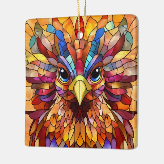 Autumn Wildlife Keramisch Ornament (Links)