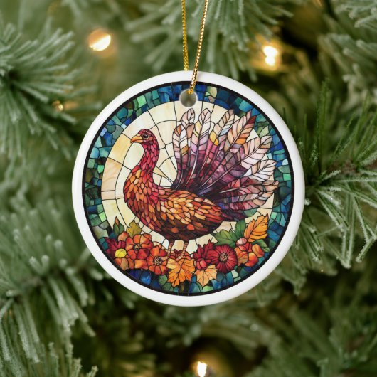 Autumn Wildlife Keramisch Ornament (Boom)