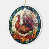 Autumn Wildlife Keramisch Ornament (Links)