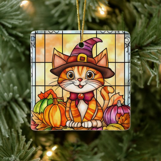 Autumn Wildlife Keramisch Ornament (Boom)