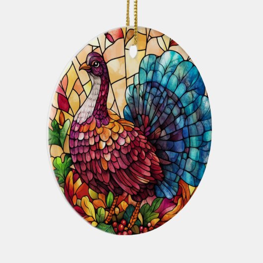 Autumn Wildlife Keramisch Ornament (Rechts)