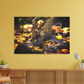 Autumn Wildlife Portrait Canvas Afdruk (Insitu (Woonkamer))
