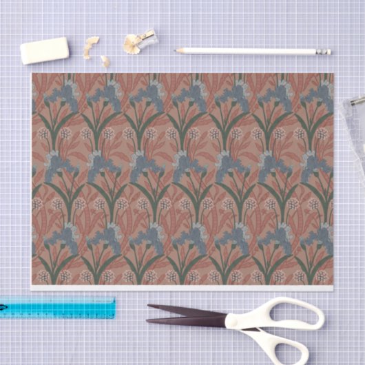Autumn William Morris Style Pattern Tissuepapier (Craft)