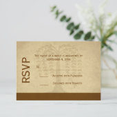 Autumn Willow Tree RSVP Kaartje (Staand voorkant)