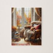 Autumn Window Uitzicht Puzzel (Verticaal)