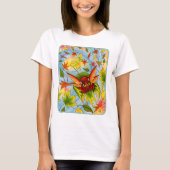 Autumn Winds Fairy Cat Fantasy Art Shirt (Voorkant)