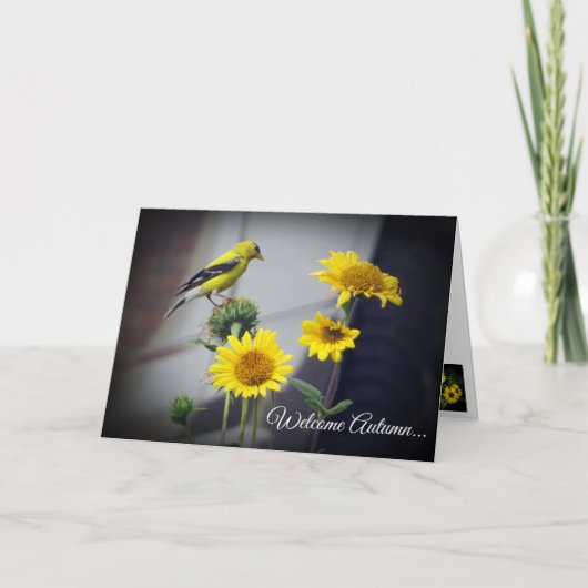 Autumn Wishes Kaart beroemd gemaakt door Stan (Voorkant)