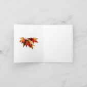 Autumn Wishes Note Kaart (Binnen)