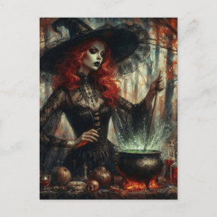 Autumn Witch Briefkaart