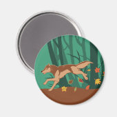 Autumn Wolf Magneet (Voorkant / Achterkant)