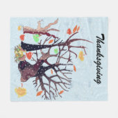 Autumn Wonderland - Fleece Deken (Voorkant (Horizontaal))