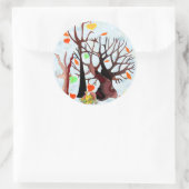 Autumn Wonderland - Ronde Sticker (Tas)