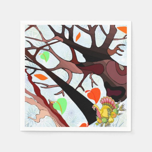 Autumn Wonderland - Servetten (Voorkant)