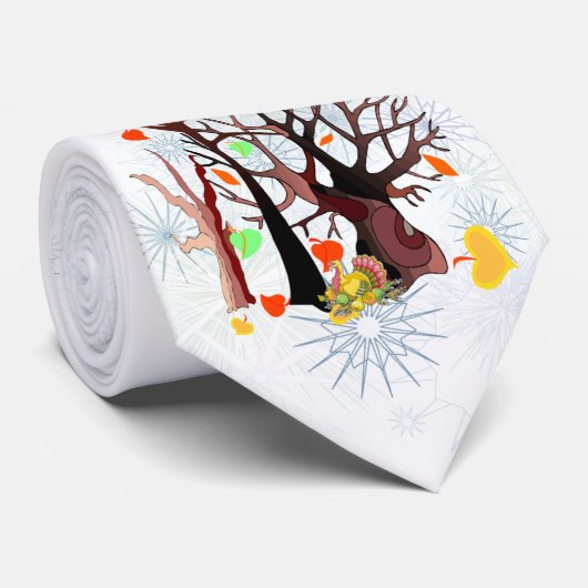 Autumn Wonderland - Stropdas (Opgerold)