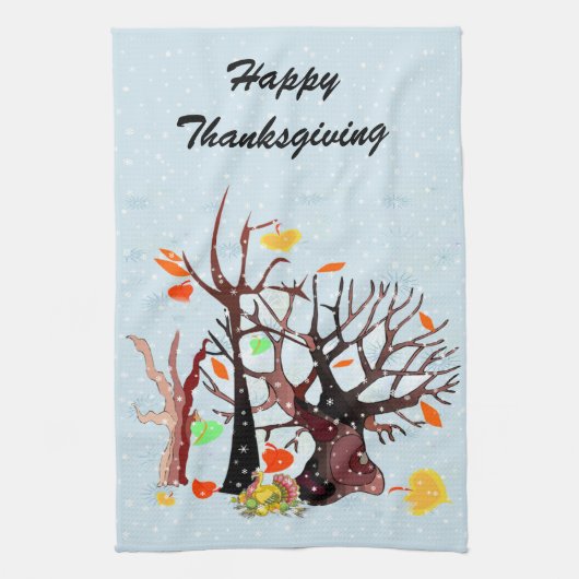 Autumn Wonderland - Theedoek (Verticaal)