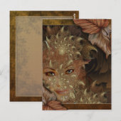 Autumn Wood Nymph Briefkaart (Voorkant / Achterkant)
