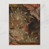 Autumn Wood Nymph Briefkaart (Voorkant)