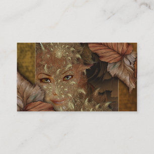 Autumn Wood Nymph Profile Cards Contactkaartje