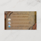 Autumn Wood Nymph Profile Cards Contactkaartje (Achterkant)