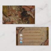 Autumn Wood Nymph Profile Cards Contactkaartje (Voorkant / Achterkant)