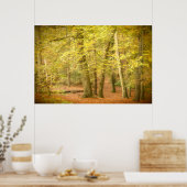 Autumn Woodland (4364) Poster (Keuken)