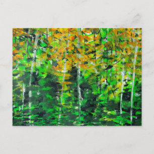 "Autumn Woodland" AcrylArt Briefkaart