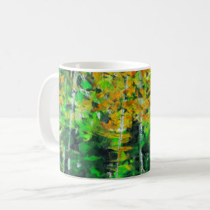"Autumn Woodland" Acrylische Mok voor kunstkoffie