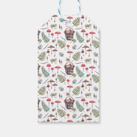 Autumn Woodland | Baby shower Bedankt Cadeau Label Cadeaulabel (Achterkant)