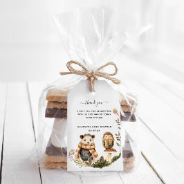 Autumn Woodland | Baby shower Bedankt Cadeau Label Cadeaulabel