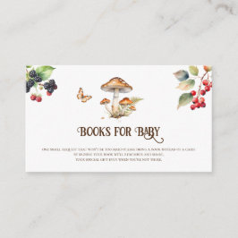 Autumn Woodland Books voor Baby Insert Informatiekaartje