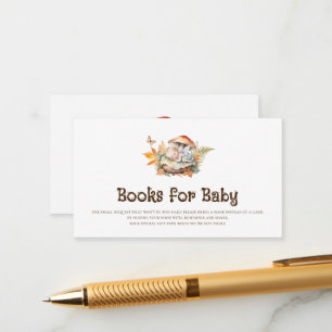 Autumn Woodland Fairy Boeken voor Baby Insert Informatiekaartje