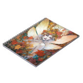Autumn Woodland Fairy Fantasy Art Notitieboek (Linkerzijde)