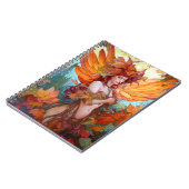 Autumn Woodland Fairy Fantasy Art Notitieboek (Linkerzijde)