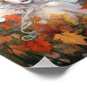 Autumn Woodland Fairy Fantasy Art Poster (Hoek)