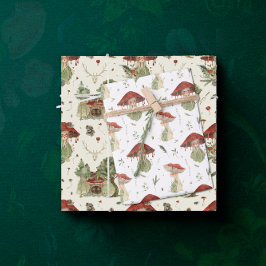 Autumn Woodland Fairy paddenstoelen | 3-pak Inpakpapier Vel