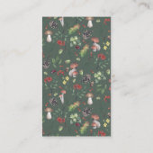 Autumn Woodland Forest Baby shower Luier Raffle Informatiekaartje (Achterkant)