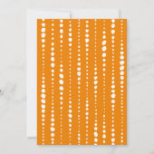 Autumn Woodland Fox Pumpkin Birthday Uitnodiging (Achterkant)