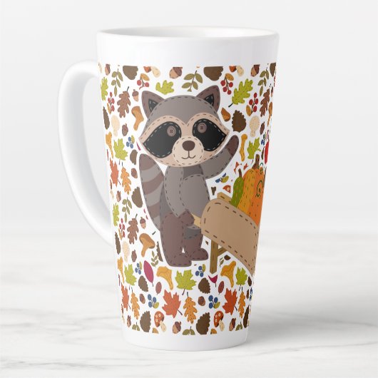 Autumn Woodland Friends 17oz Latte Mug Latte Mok (Linkerhoek)
