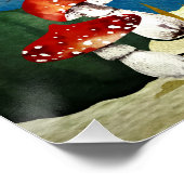 Autumn Woodland Friends Fox Forest Illustration Perfect Poster (Hoek)