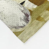 Autumn Woodland Friends Hedegel Forest Drawing Fleece Deken (Hoek)