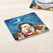 Autumn Woodland Friends Hedegel Forest Drawing Kartonnen Onderzetters (Schuin)