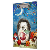 Autumn Woodland Friends Hedegel Forest Drawing Klembord (Links)