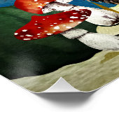 Autumn Woodland Friends Hedegel Forest Drawing Perfect Poster (Hoek)