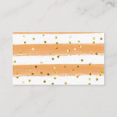 Autumn Woodland Girl Baby shower Diaper Raffle Informatiekaartje (Achterkant)